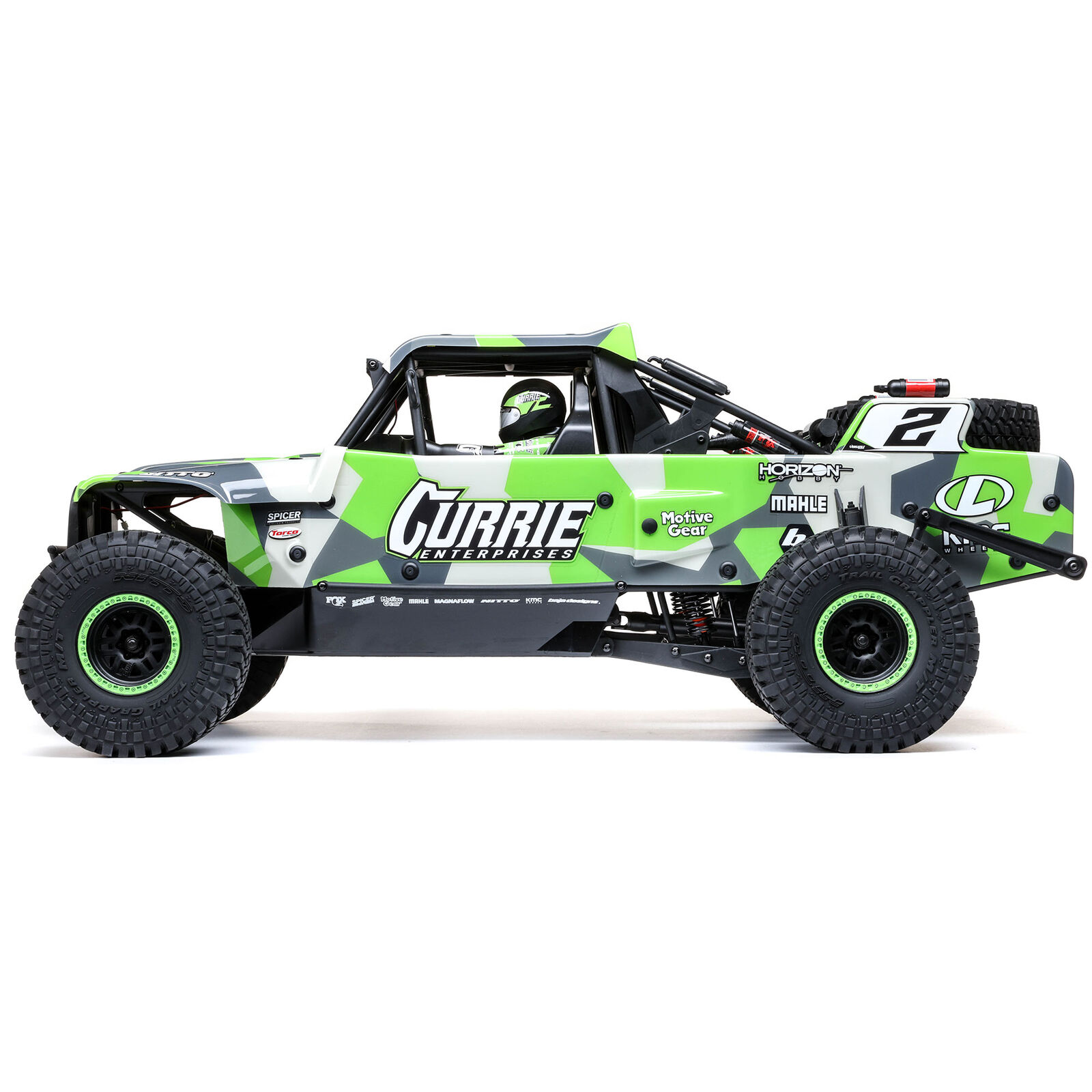 Losi Hammer Rey 1/10 4WD Rock Racer RTR Green LOS03030T2