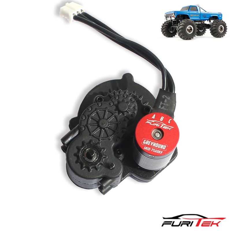 FURITEK FCX24 MAX SMASHER TRANSMISSION +MINI GODZILLA BL SETUP FMS FCX24 - Electronics FUR-2238