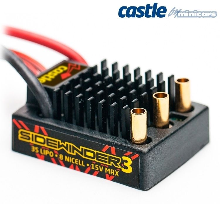 Castle Sidewinder 3 CAR ESC WP 1:10 12V 010-0115-00