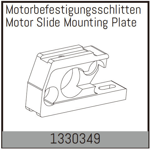 Absima Motorbefestigungsschlitten 1330349