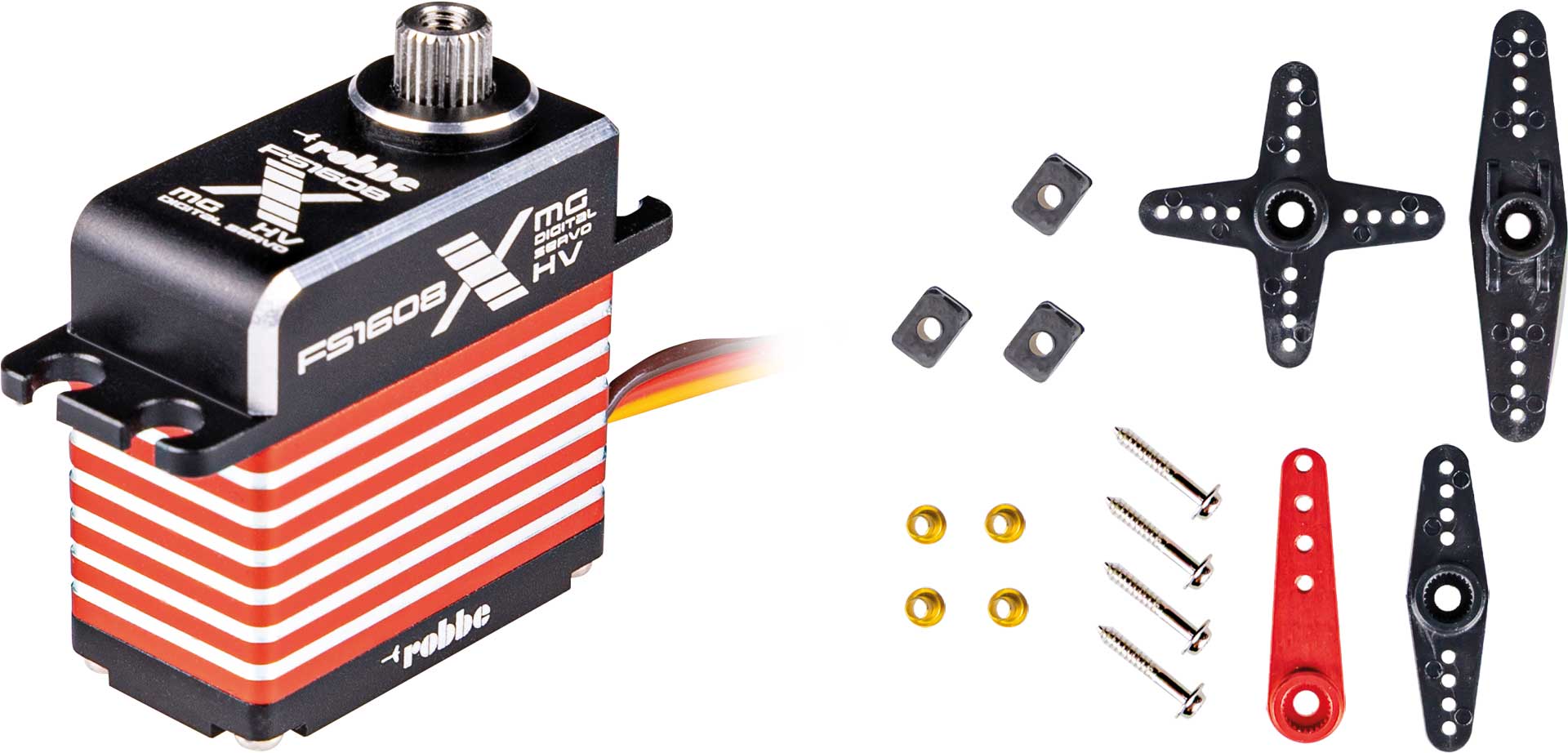 Robbe FS 1608X HV MG Digital Servo kompatibel zu Hitec HS 5245 MG 9155