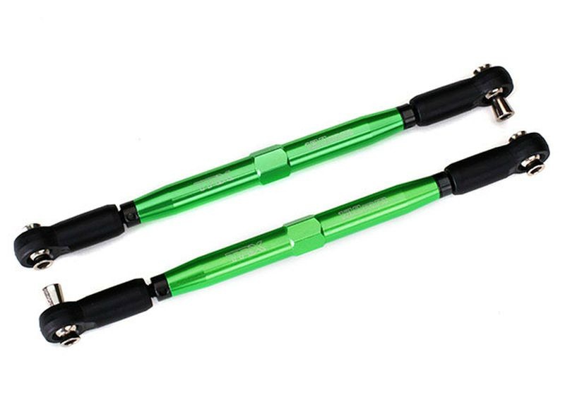 Traxxas Vorspurstange X-Maxx grün 7075-T6 Alu 7748G