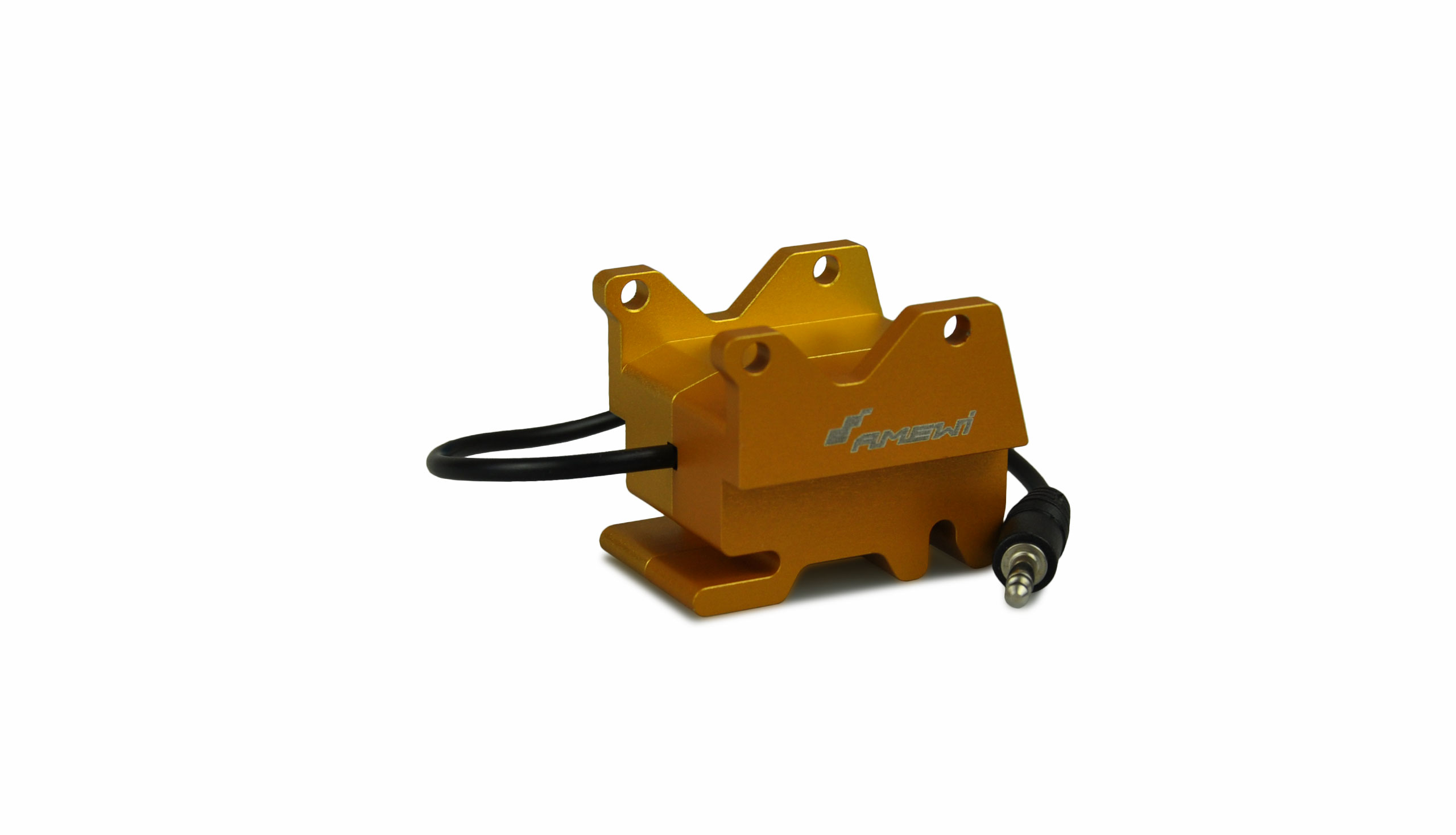 Amewi Elektronisches Schnellwechselsystem für Bagger 1:14 CNC Aluminium, gold 28371