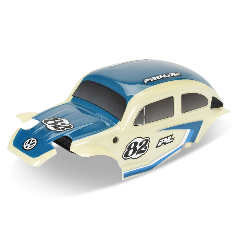 ProLine Racing Class 1 VW Bug Blue Race Body Conversion Kit and Flat Iron M/T Tires Mounted 12mm Chrome Diablo (4) - Abbildung 1