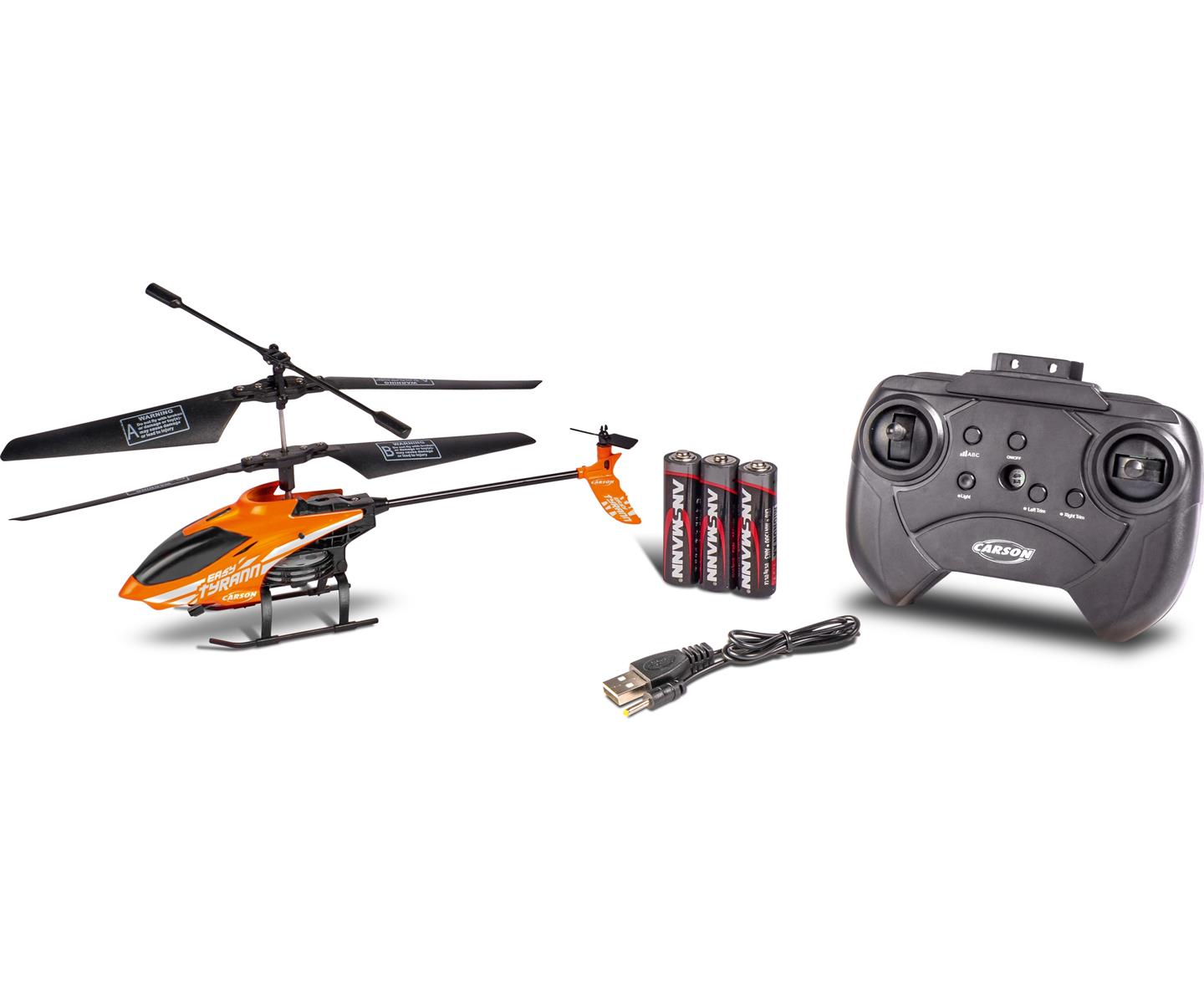 Carson 07155 Nano Tyrann 230 Gyro IR 2CH 100% RTF 500507155 - Abbildung 1