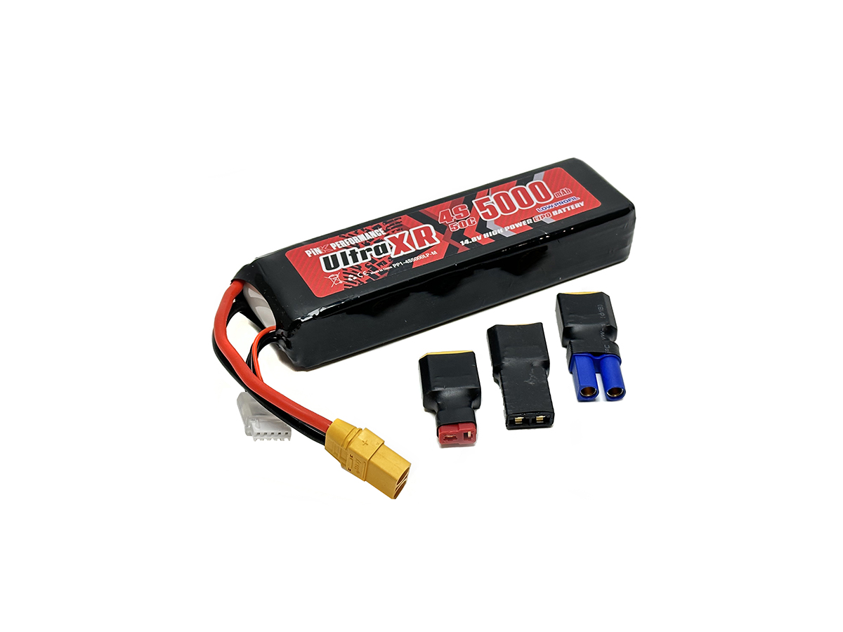 Pink Performance Ultra XR LiPo Akku 4S 14.8V-5000-50C (Multi) LP 160x46x32mm 490g Soft PP1-4S5000LP-M - Abbildung 1