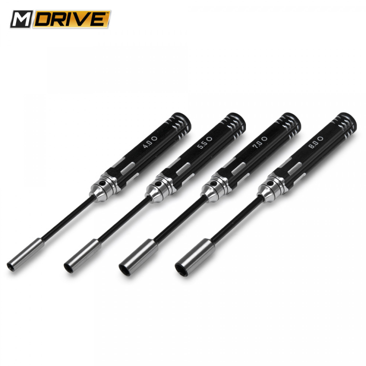 M-DRIVE Steckschlüssel Set 4, 5.5, 7 & 8mm MD30000