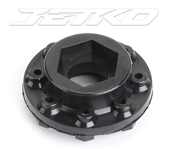 Jetko 24mm Adapter für Arrma Extreme Felgen (2) mit Schrauben JK7304B2
