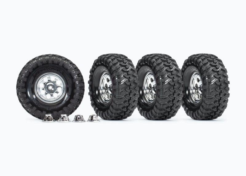 Traxxas Reifen auf Classic-Chrome-Felge CANYON Trail 4.6x1.9 (4) 8183X
