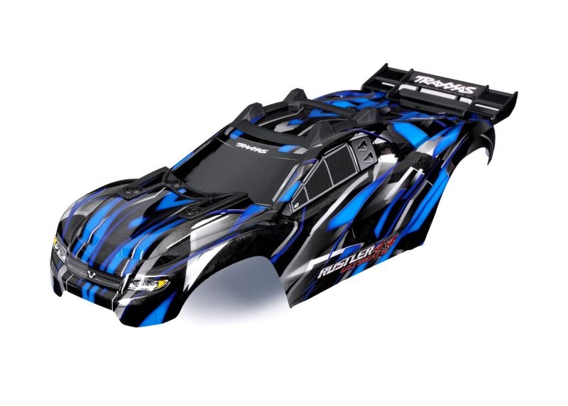 Traxxas Karosserie Rustler 4x4 Ultimate blau  6749-BLUE