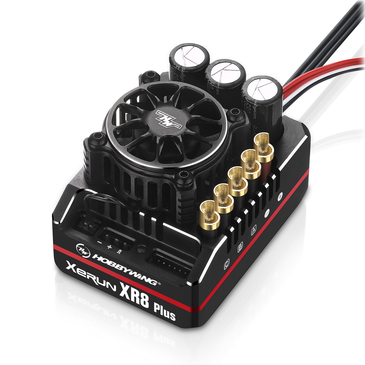 Hobbywing Xerun XR8 Pro G2SE Brushless Regler 200A, 2-4s LiPo HW30113303