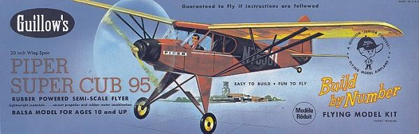 Guillow Piper Super Cub Balsabausatz 602