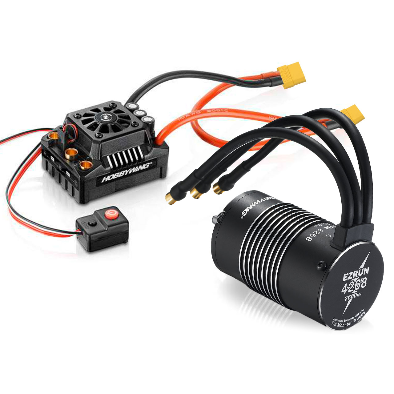 Hobbywing Ezrun MAX8 Combo mit SL-4268-2600kV Sensorless 38010402