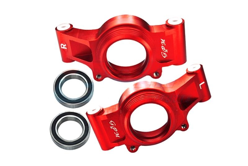 GPM Alu Radträger Set hinten oversized rot Traxxas X-MAXX