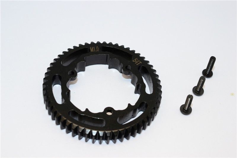 GPM Stahl Hauptzahnrad 54T schwarz Traxxas X-MAXX - Abbildung 1