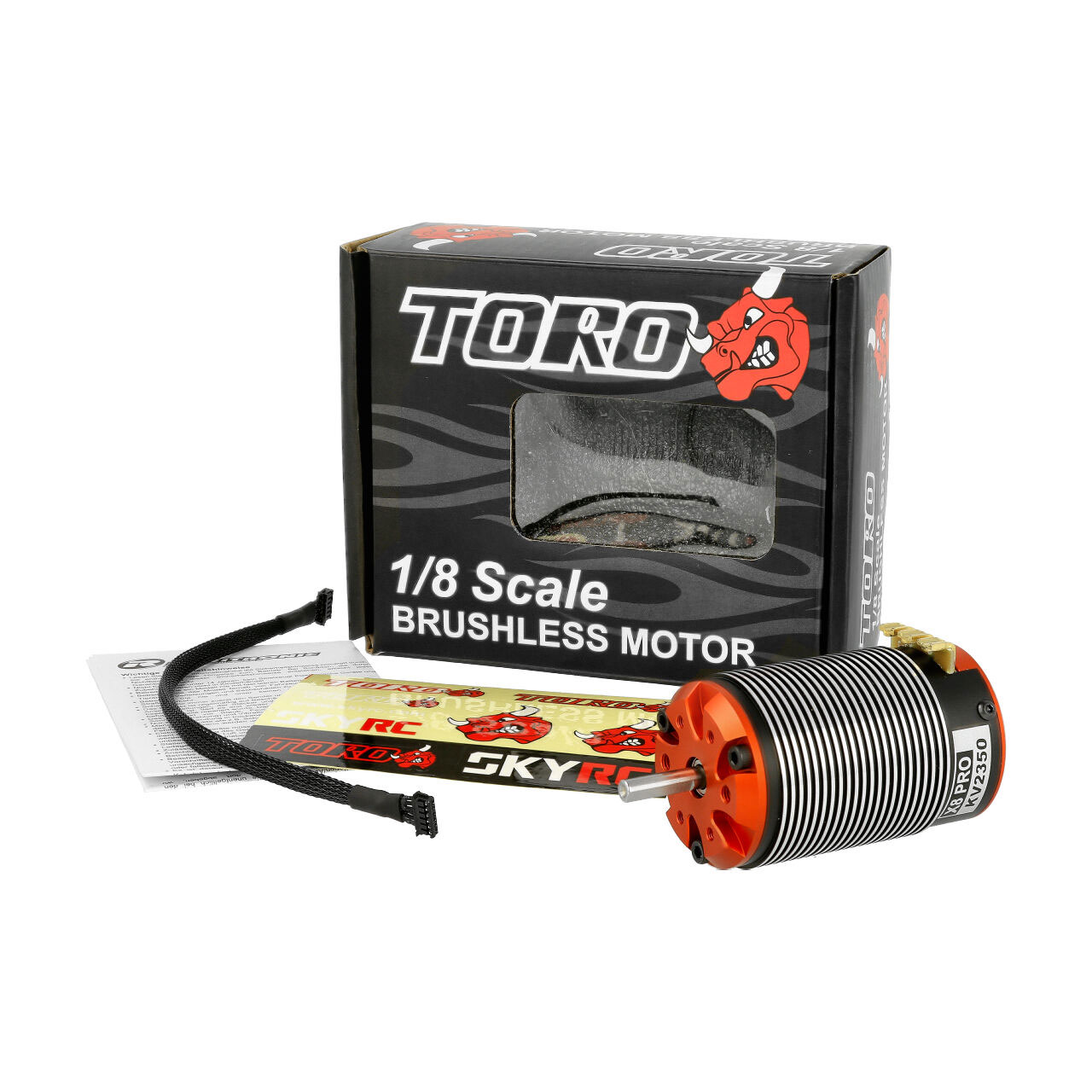 SkyRC Toro Brushless Motor X8 Pro 2350kV für Buggy 1/8 SK-400009-11