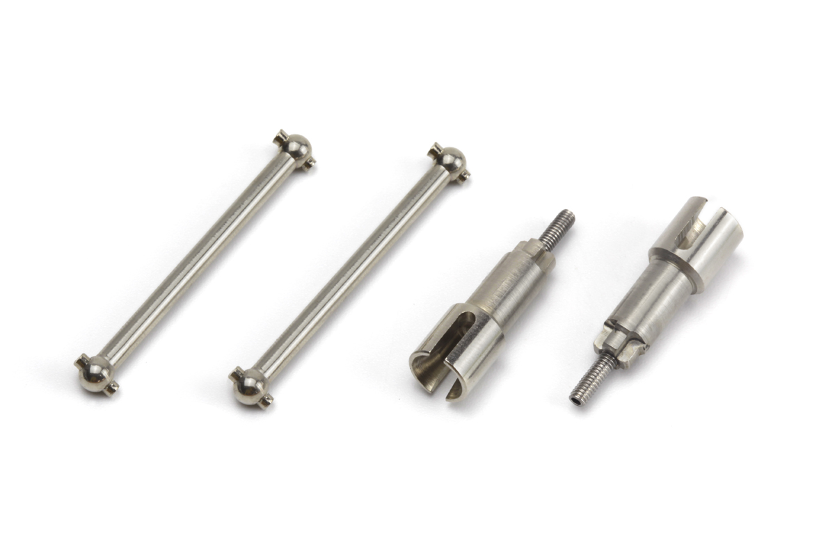 Blackzon Radachsen und Antriebswellen hinten (Stahl/2St.) 540474