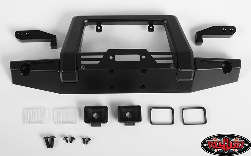 RC4WD Pawn Metal Front Bumper w/Lights for Traxxas TRX-4 VVV-C0450