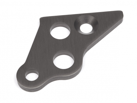 HPI Motorhalterungs Strebe (links/Gunmetal/Baja 5B2.0) 102163