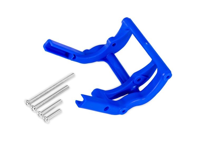 Traxxas Wheelie bar Halter mit Schrauben blau VX3 2WD 3677-BLUE