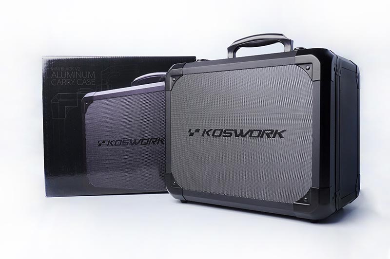 Koswork Koffer Alu V2  Mini Black für Futaba 4PM-7PX-7PXR KOS32302-7PX