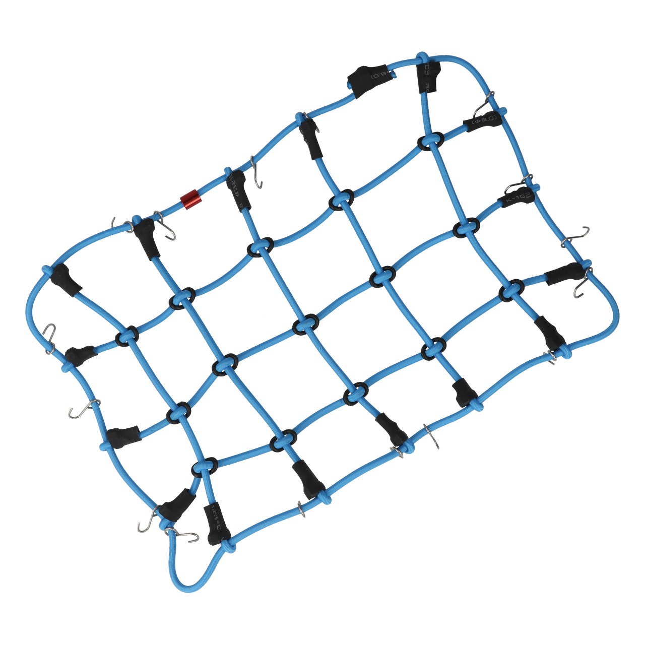 Robitronic Gepäcknetz mit Haken Blau (190mm x 120mm) R21002BL