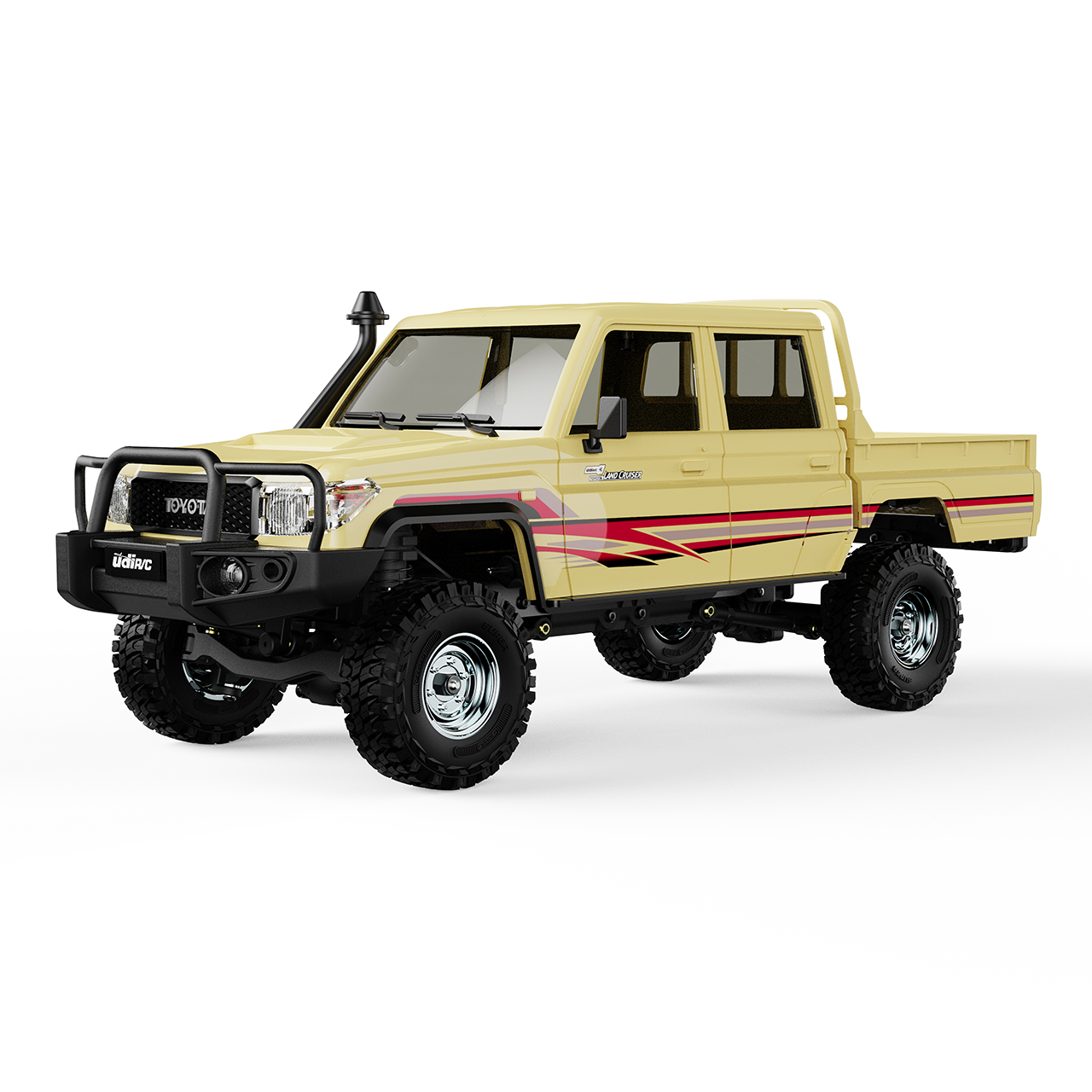 UDI RC Toyota Land Criuser Off-Road Scale Crawler 1/18 Beige - Abbildung 1