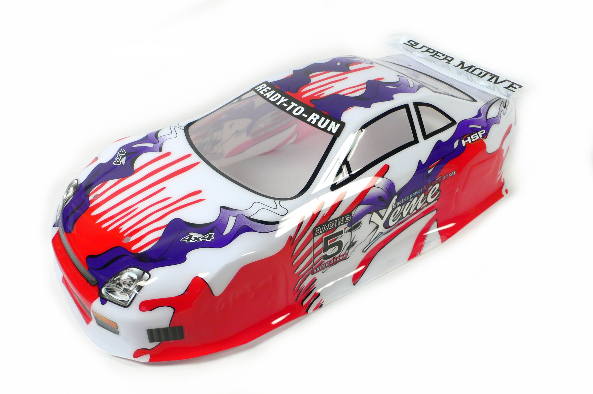 HSP Tourenwagen Karosserie 255mm 200mm Breite 1:10, fertig lackiert 01015
