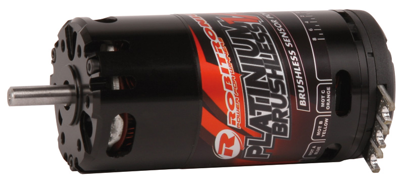 Robitronic Platinium Brushless Motor 1/8 10.5 Turn 1750KV 4S R03204