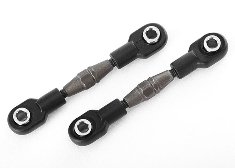 Traxxas Vorspur-Links Stahl (34mm) (2) 8342
