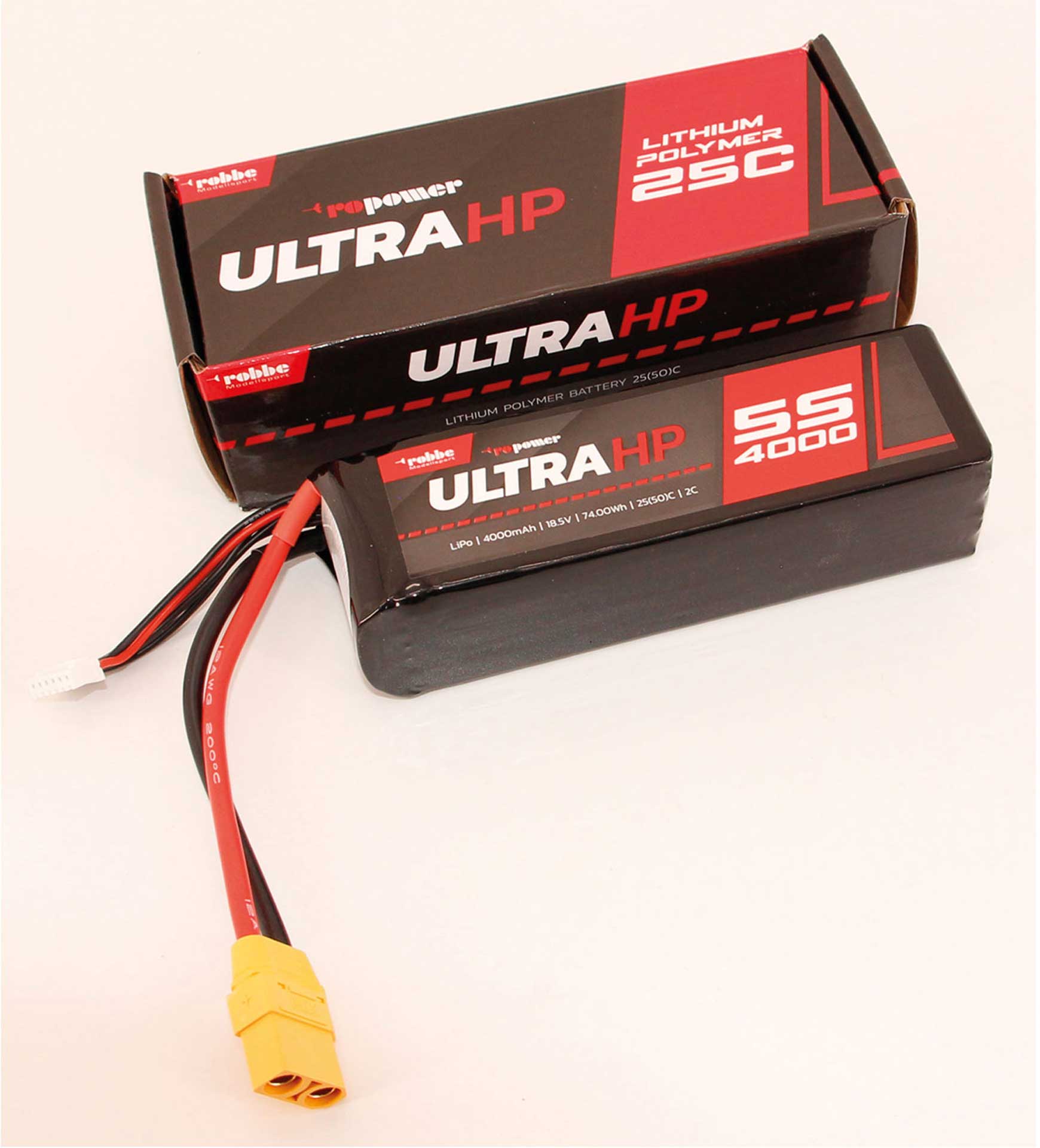 Robbe RO-POWER ULTRA HP 4000MAH 18,5 VOLT 5S 25(50)C LIPO AKKU 7376