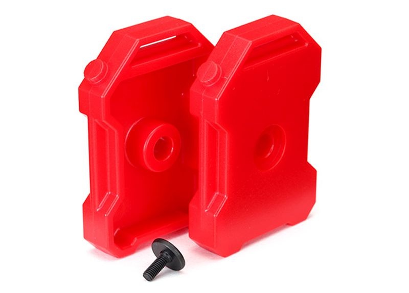 Traxxas Benzin-Kanister (rot) (2)/ 3x8 FCS (1) 8022