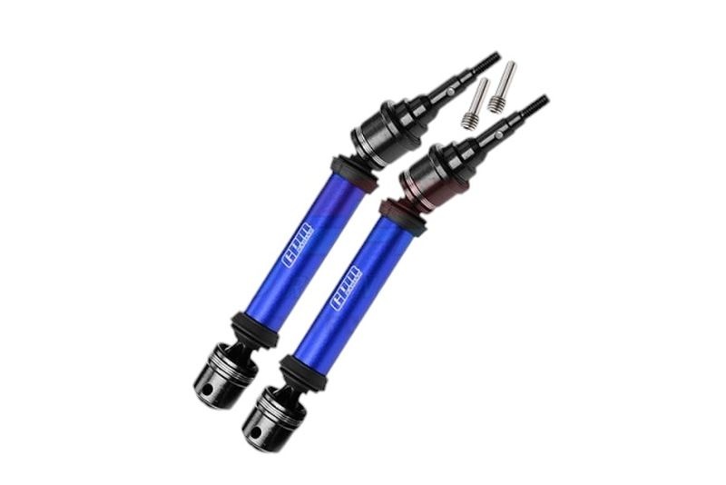 GPM Medium-Carbon-Stahl + legierte Kardanwelle hinten blau TRX 1/10 für 6mm Achse FR106RB - Abbildung 1