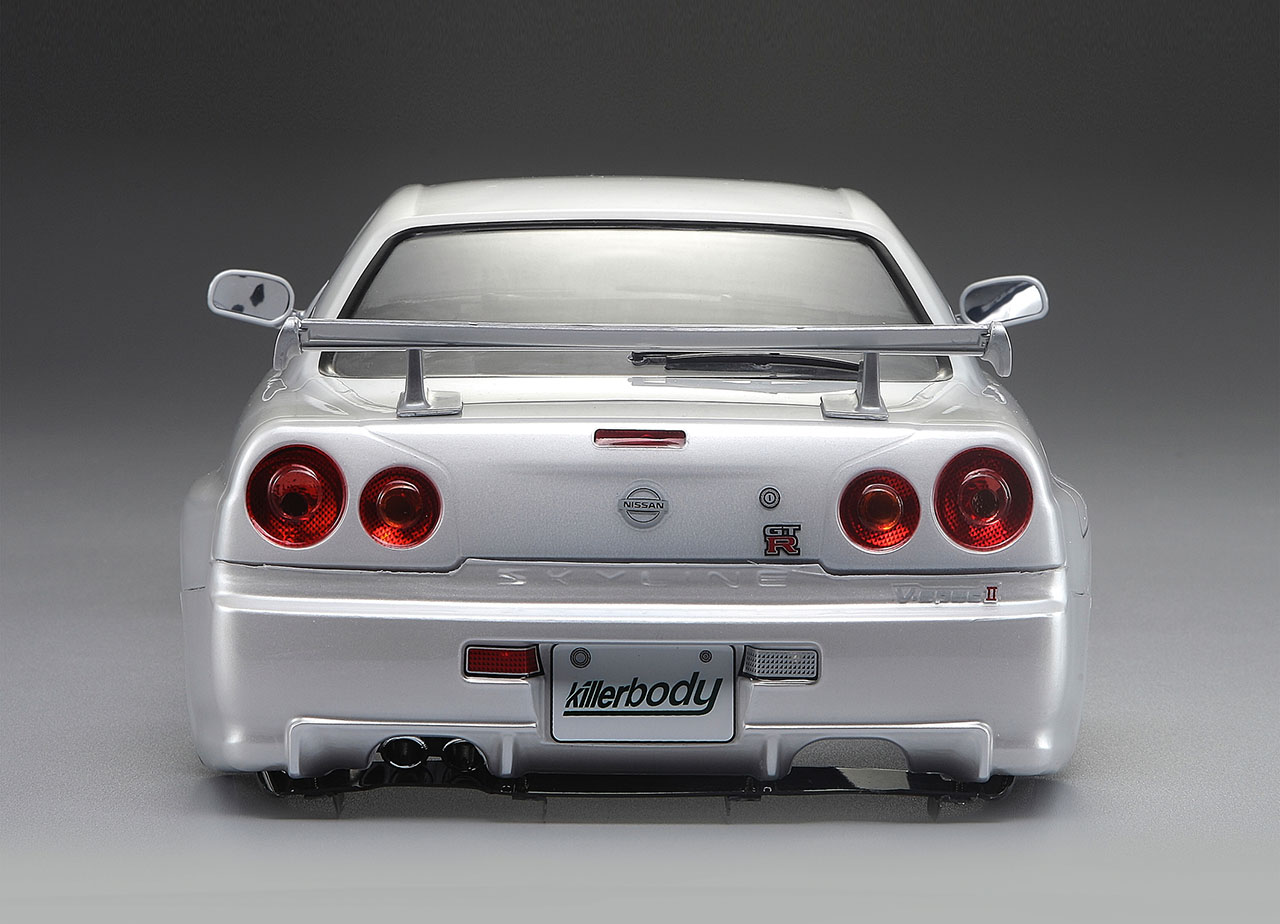 KB48644 Nissan Skyline R34 Karosserie Perl Weiß 195mm RTU