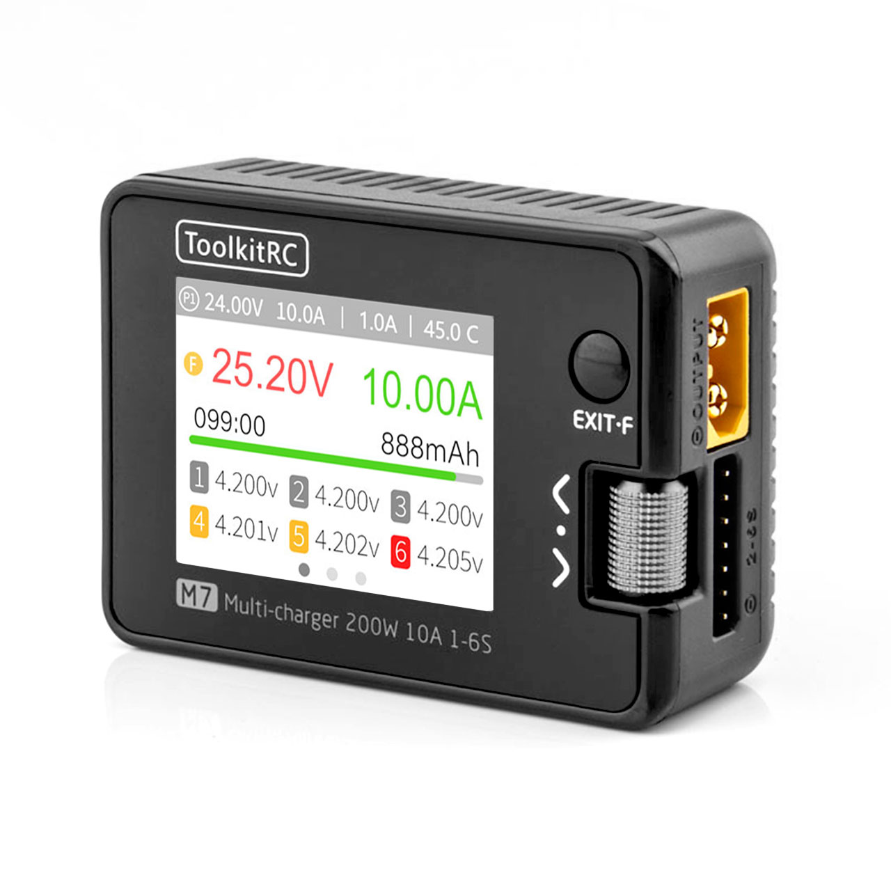 ToolkitRC M7 LiPo 1-6S 10A Ladegerät DC 7-28V 11400