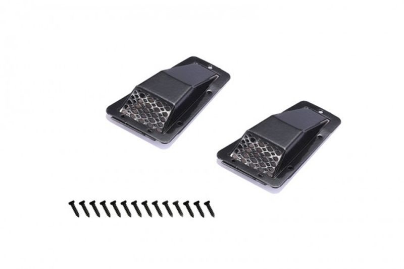 GPM Metall Lufteinlass (A) für Radkasten schwarz Traxxas Traxxas4 & 6