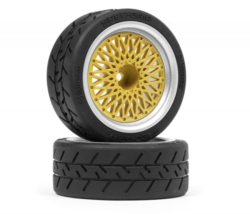HPI BBS RS Felgen Silber/Gold 26mm (6mm Offset) 120266