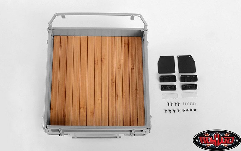 RC4WD Kober Rear Bed W/ Mud Flaps for TF2 Mojave Body (Silver) VVV-C0716