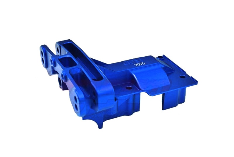 GPM Bulkhead 7075-T6 Aluminium hinten blau TRX XRT XRT013B - Abbildung 1