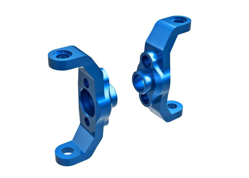 Traxxas Caster-Blocks, 6061-T6 Alu blau eloxiert l/r 9733-BLUE