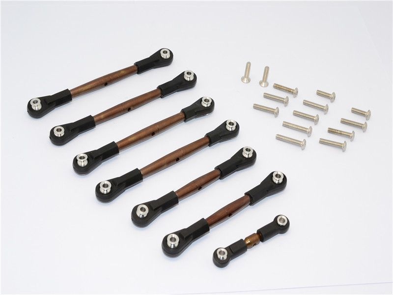 GPM Spurstangen gehärtet Set (7 Stk.) Traxxas Slash 4x4