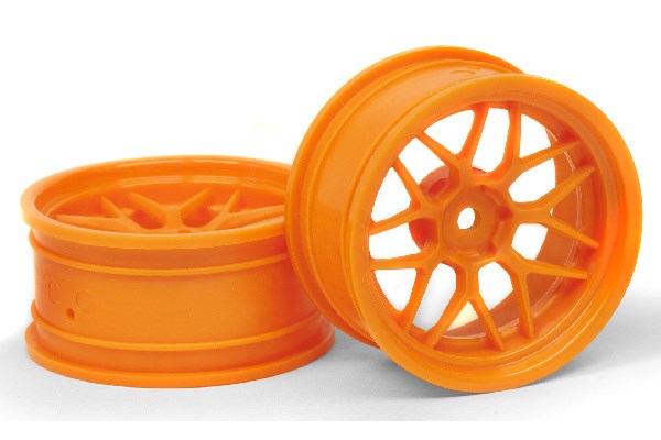 HPI TECH 7 WHEEL ORANGE (6MM/2PCS) 120250