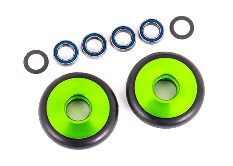 Traxxas Wheelie-Bar 6061-T6 Alu grün eloxiert +KT 9461G