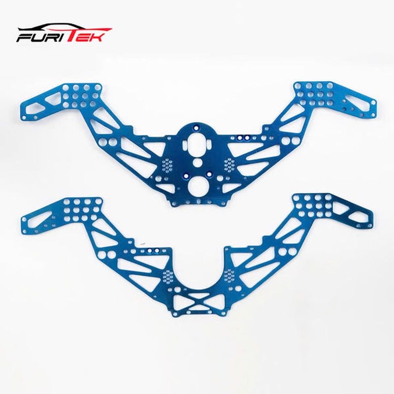 FURITEK Rahmenkit Titan blau für Losi 1/18 LMT FUR-2589