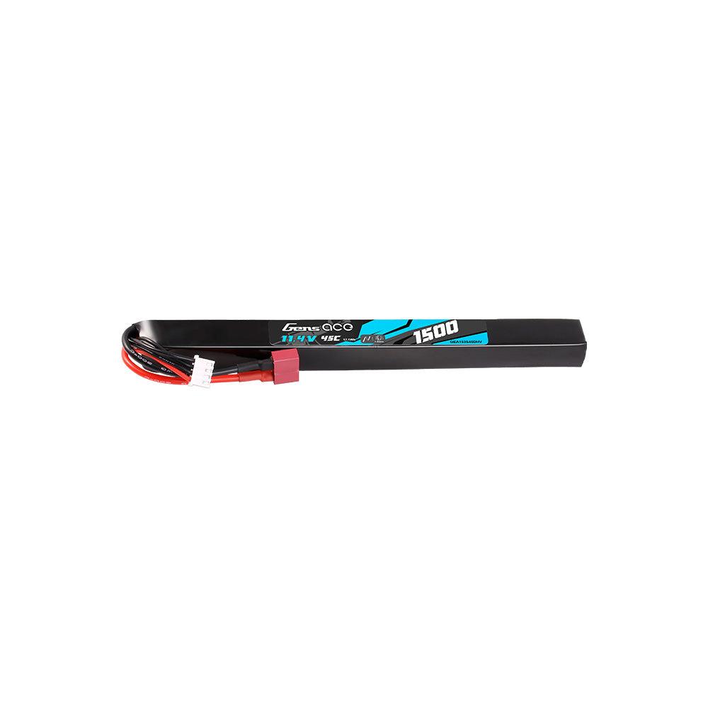 Gens Ace 1500mAh 3S 45C 11.4V HV LiPo Akku mit Deans(T) Stecker GEA153S45DHV