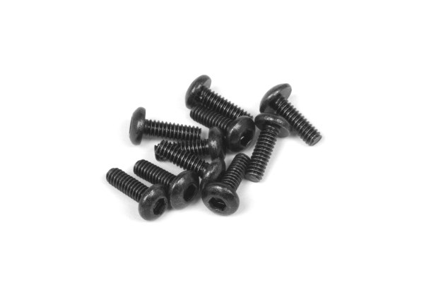 HPI Flachkopfschraube M2x6mm (Sechskant/10St.) 160006