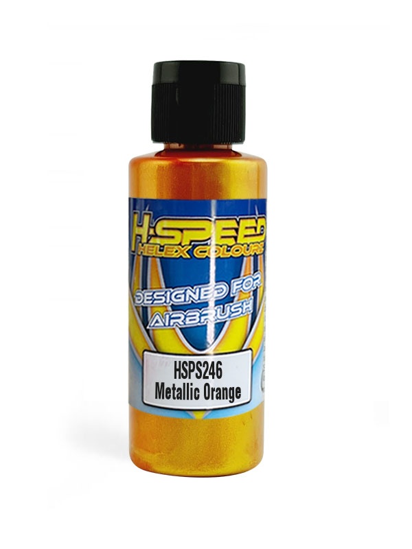 H-SPEED Lexan Airbrush Farbe 60 ml Metallic Orange HSPS246