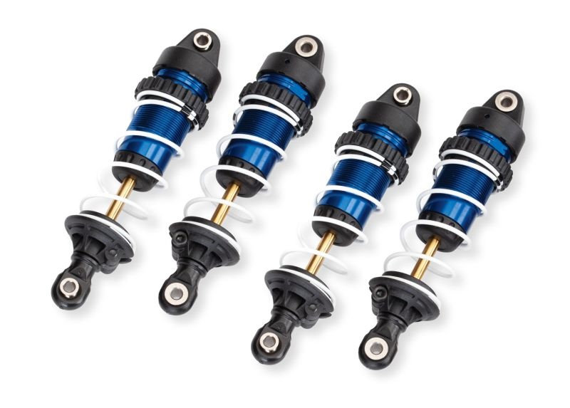 Traxxas Dämpfer GTR lang blau mit Federn (4) Mini-Maxx 10765-BLUE