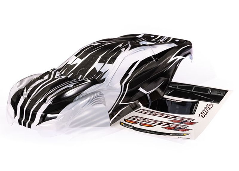 Traxxas Karo Rustler 4x4 ProGraphix (Lackierung Grundfarbe fehlt)+De 6734L