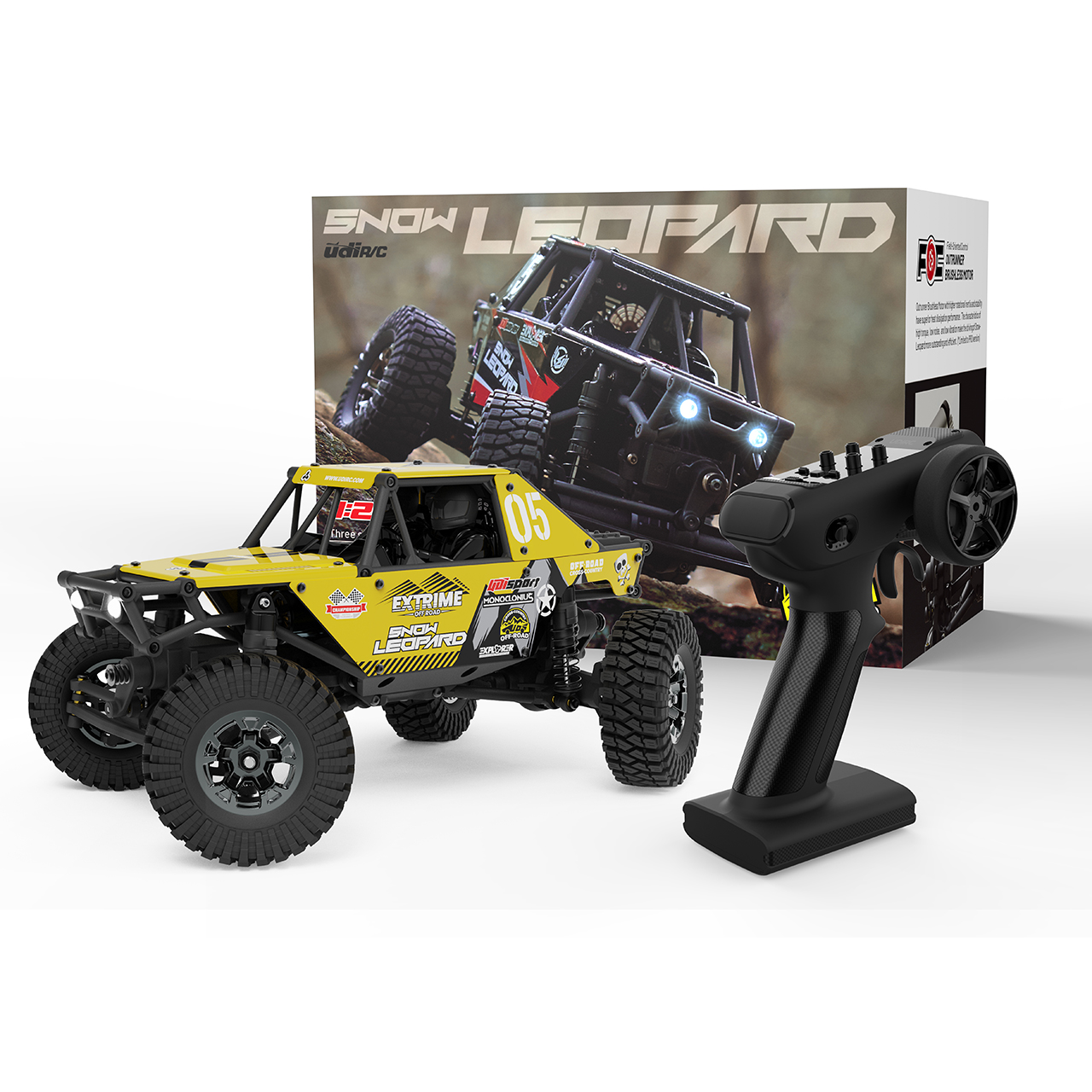 UDI RC Crawler SNOW LEOPARD 1/24 Brushless Gelb - Abbildung 3